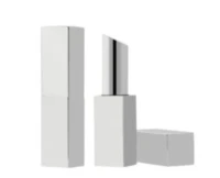 Two silver guided lipstick packaging cases are shown