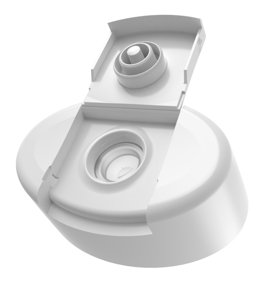 Dolce Flip Top | Snap Top Dispensing Cap with Valve | Aptar Closures