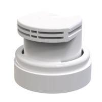 Close-up of S20, a contemporary upright aerosol actuator, shown against a plain white background. The actuator features a sleek, modern design.