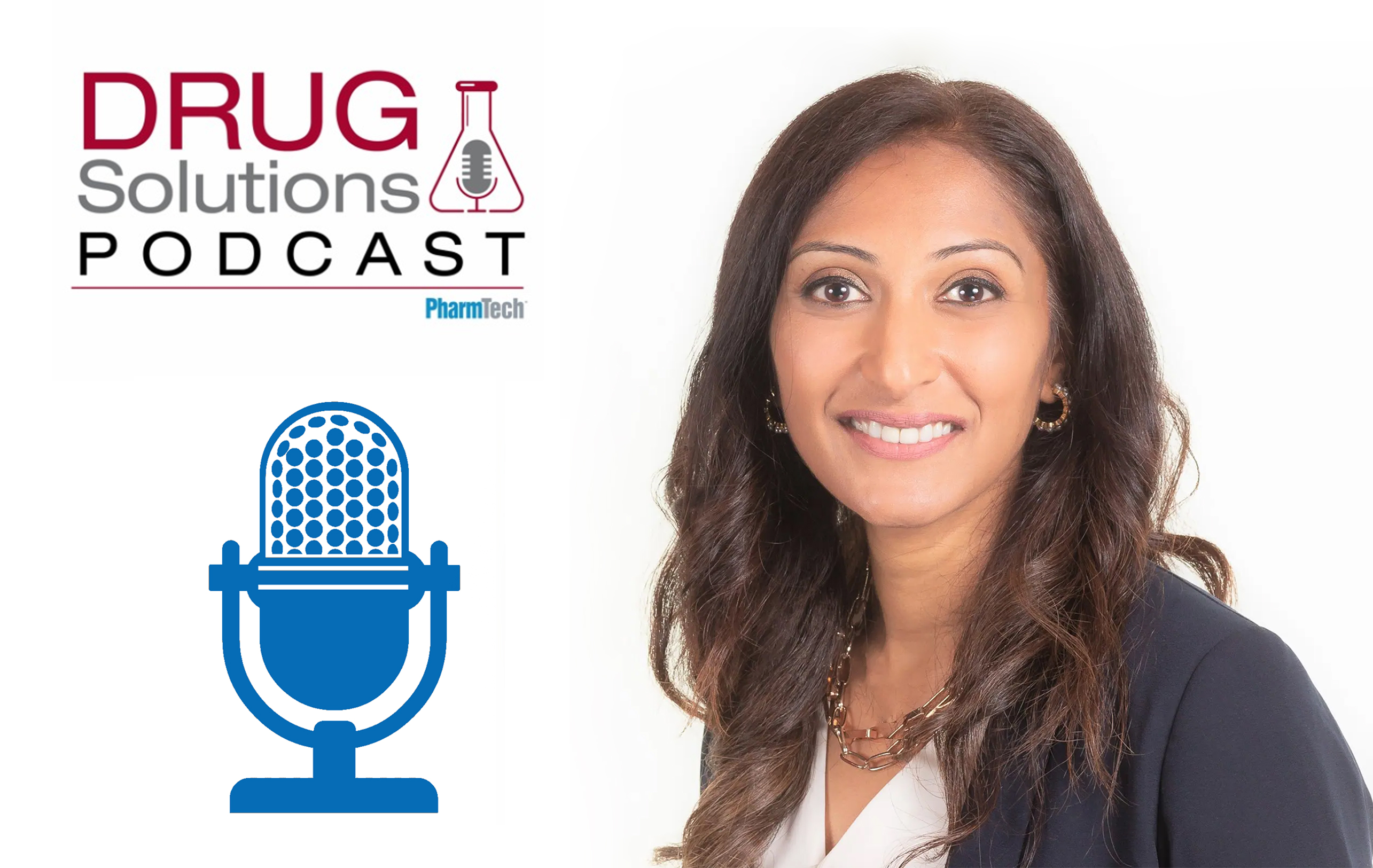 Title Card for a Drug Solutions Podcast with Reenal Gandhi, Director of Business Development for Aptar Pharma
