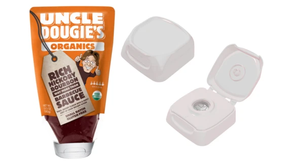 Uncle Dougie's BBQ sauce with Aptar's Sierra closure