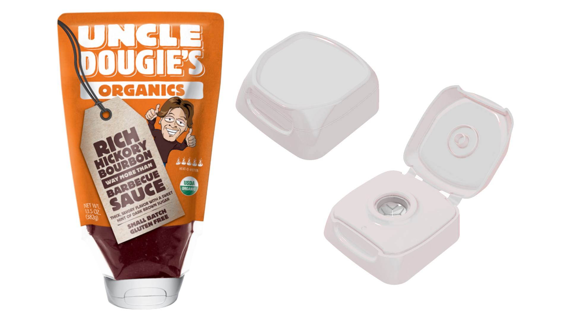 New Uncle Dougie's Inverted Pouches Feature Aptar's Sierra Closure