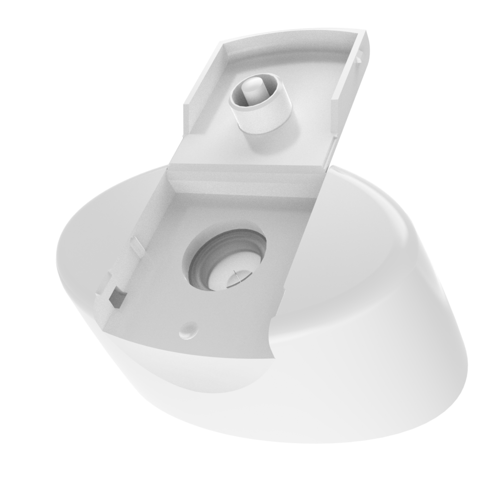 Frost Flip Top | 22mm, 25mm & 28mm Snap On Cap with Valve