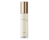 A white 30 ml airless glass dispenser bottle with a gold cap, labeled ASTREA Apiar. The bottle features a sleek, minimalist design and stands upright against a plain white background.