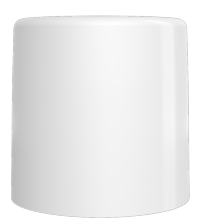 Classic Cylindrical Flat Disc Top in closed position, front angle