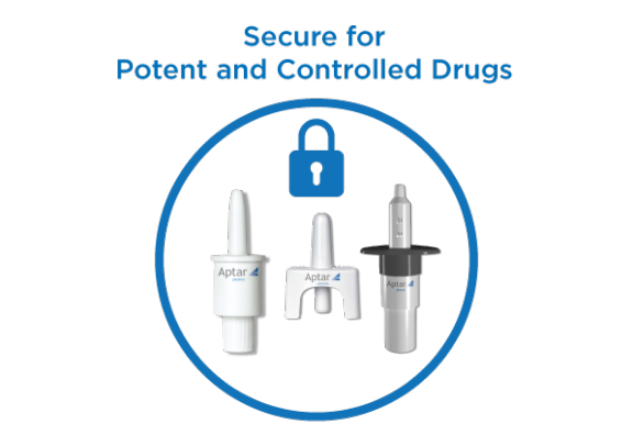 Potent, controlled or scheduled nasal drug delivery systems