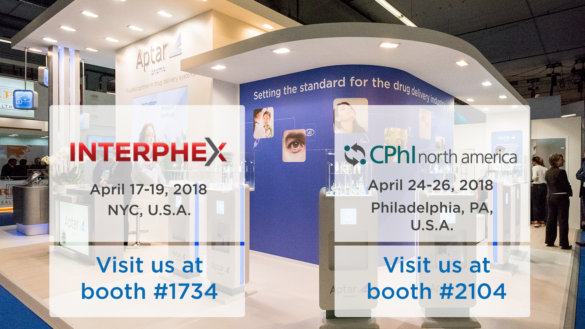 Aptar Pharma highlight manufacturing upgrade at Interphex/CPhI NA
