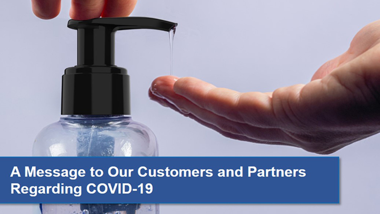 COVID-19 Update for Our Customers and Partners