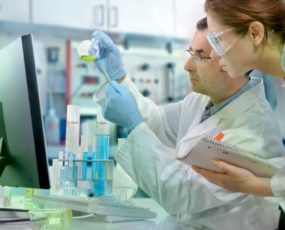 Scientists working on 3-Phase Activ-Polymer™ Technology