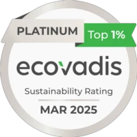 Award Logo - Ecovadis Platinum Rating 2025