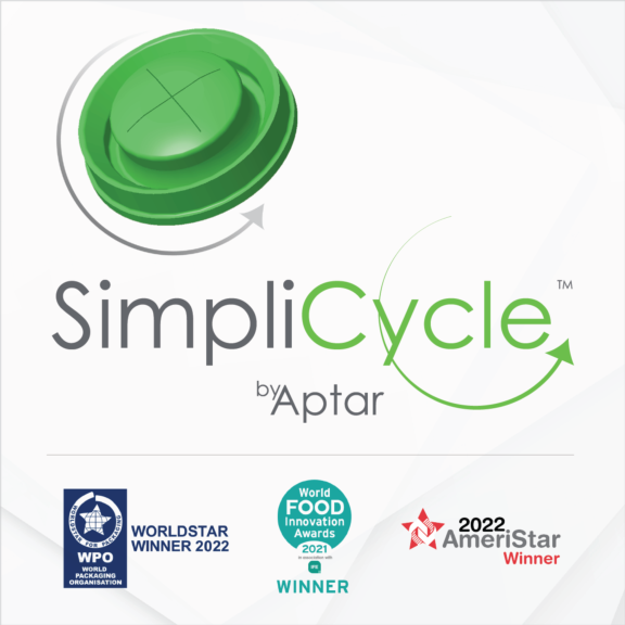 SimliCycle valve with arard logos