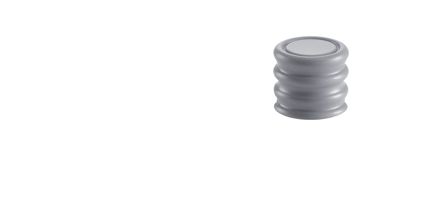 Aptar Pharma’s PremiumCoat® ETFE film-coated PFS syringe plunger for GLP-1 and sensitive drug developments.