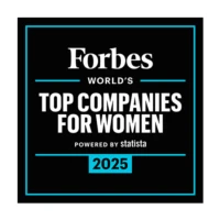 Forbes Top Companies for Women 2025 Award Logo