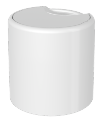 Classic Cylindrical Flat Disc Top in closed position