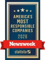 Award Logo for America's Most Responsible Companies 2026 by Newsweek