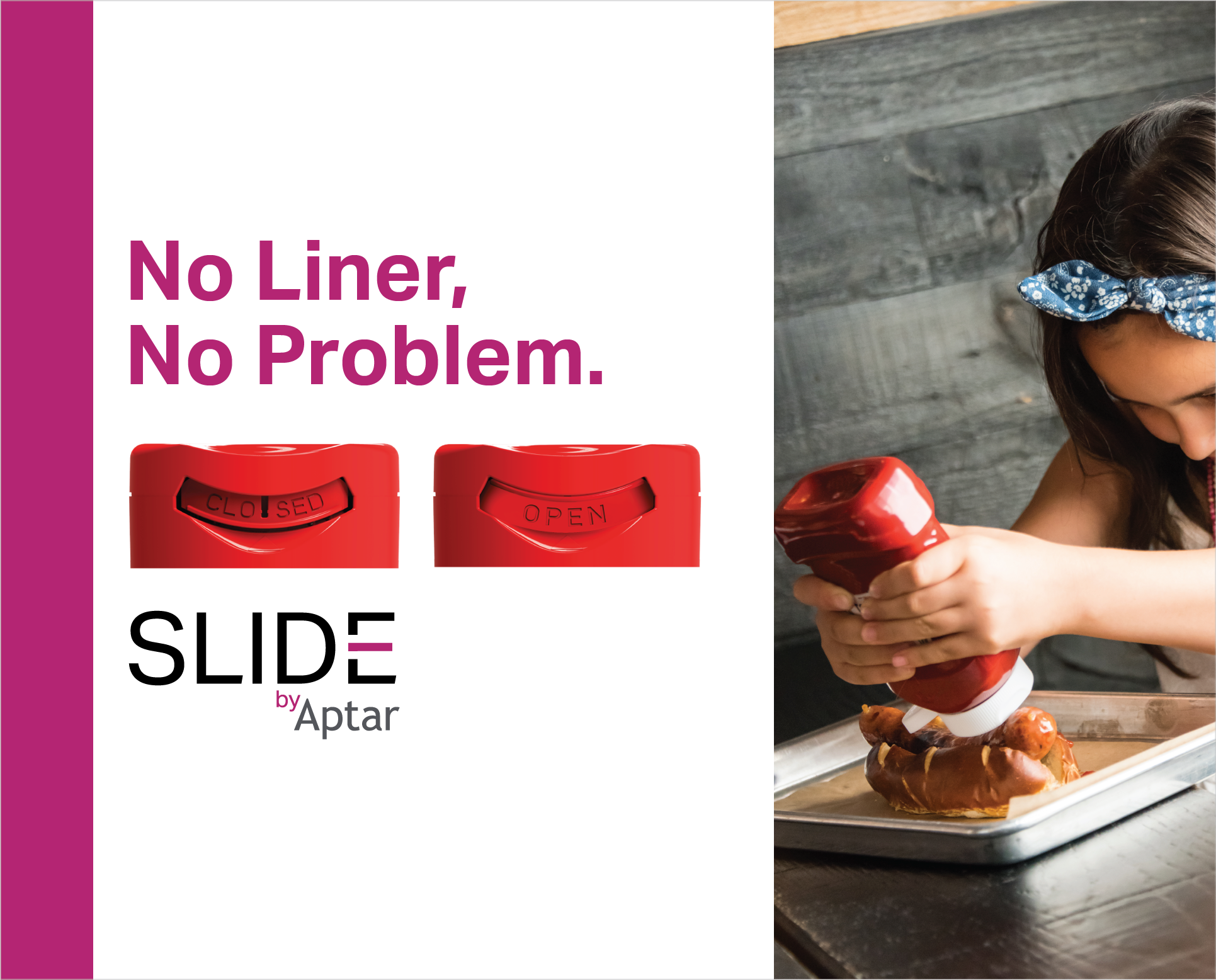 No Liner, No Problem! Aptar Closures Announces Slide, a New Liner-Free Dispensing Closure