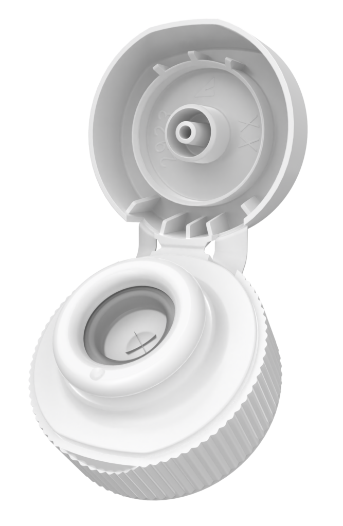 Tapered Flip Top | 33-400 Inverted Packaging Cap | Aptar Closures