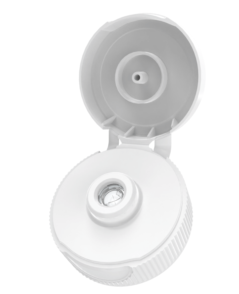 2-1/8″ Ecolite Flip Top | 33-400 Lightweight Plastic Cap | Aptar