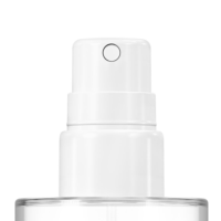 Close-up of a Classic Fine Mist Spray Pump nozzle against a plain white background. The image focuses on the top part of the bottle, clearly showcasing the spray mechanism.