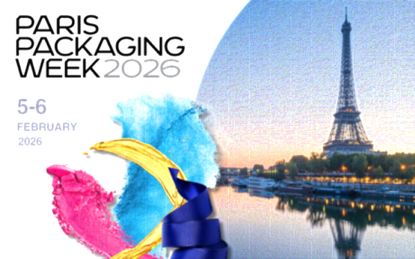A view of the Eiffel Tower at dusk in Paris with the text PARIS PACKAGING WEEK 2026 5-6 FEBRUARY 2026