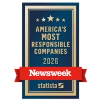 Award Logo for America's Most Responsible Companies 2026 by Newsweek