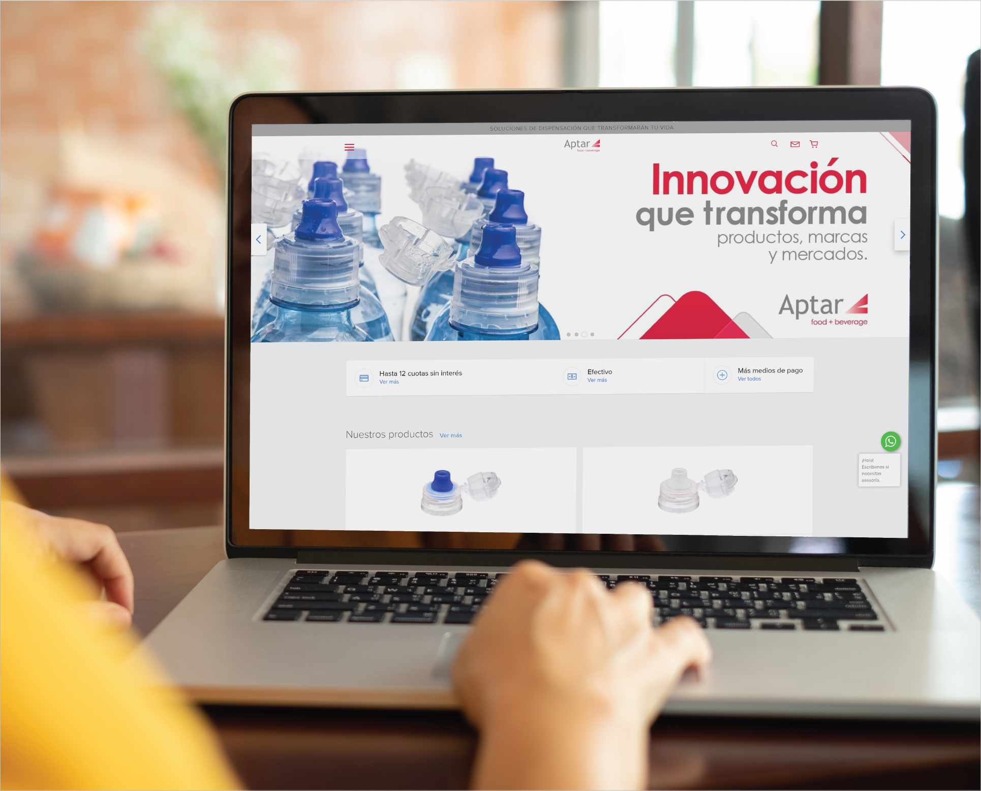 Aptar Closures Launches First E-Commerce Platform, In South America