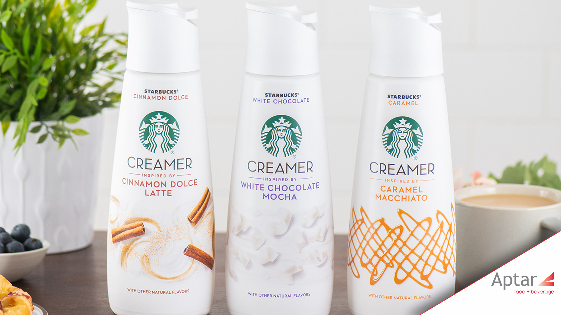Starbucks Launches New Creamer Featuring a Custom Closure Developed with Aptar