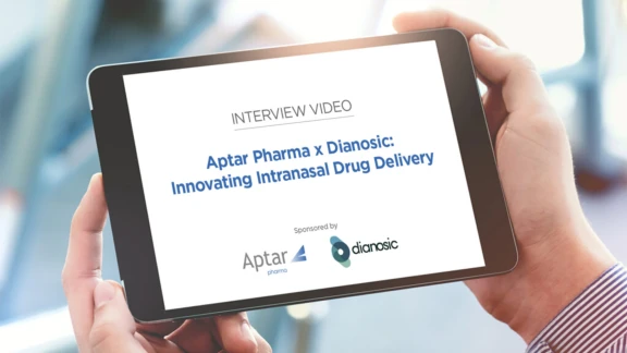 Aptar Pharma and Dianosic discussing innovative intranasal drug delivery for chronic allergic rhinitis, chronic rhinosinusitis and nose-to-brain drug delivery.