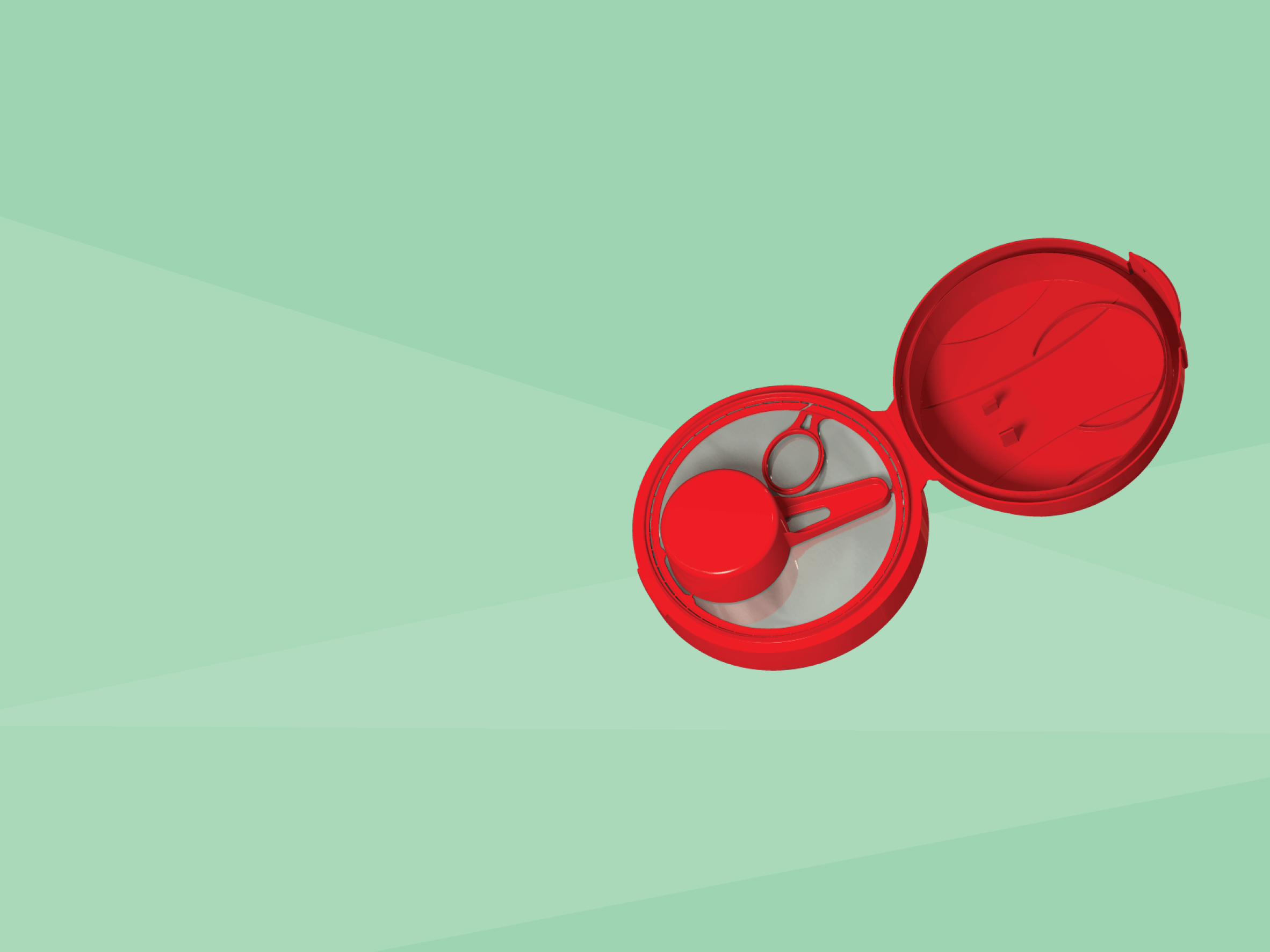 Bonded aluminum to plastic packaging