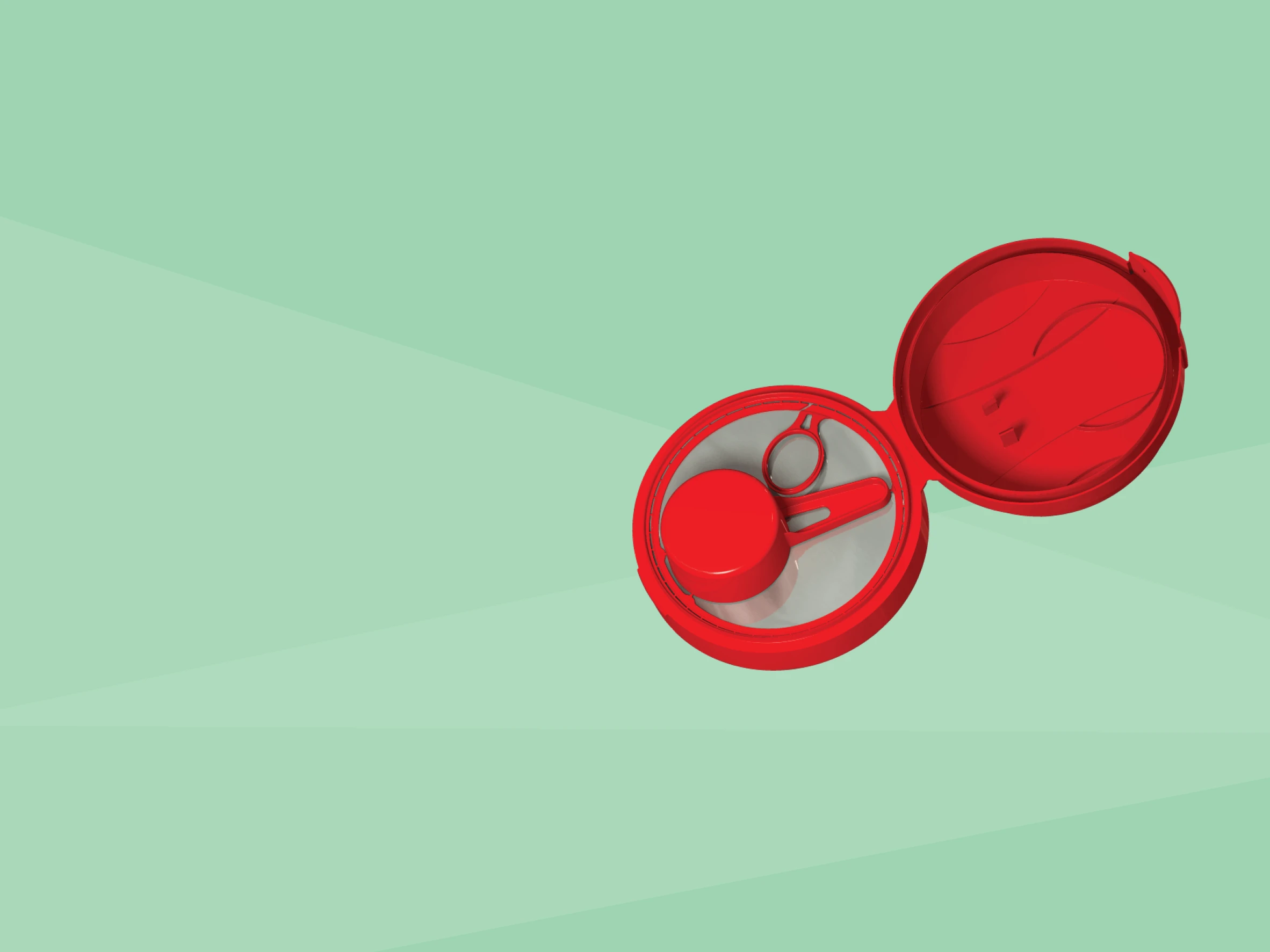 Bonded aluminum to plastic packaging