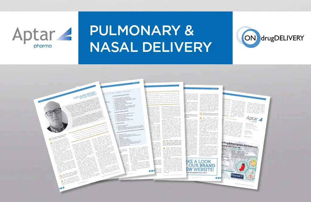 Aptar Pharma discusses services for patient-centric drug development