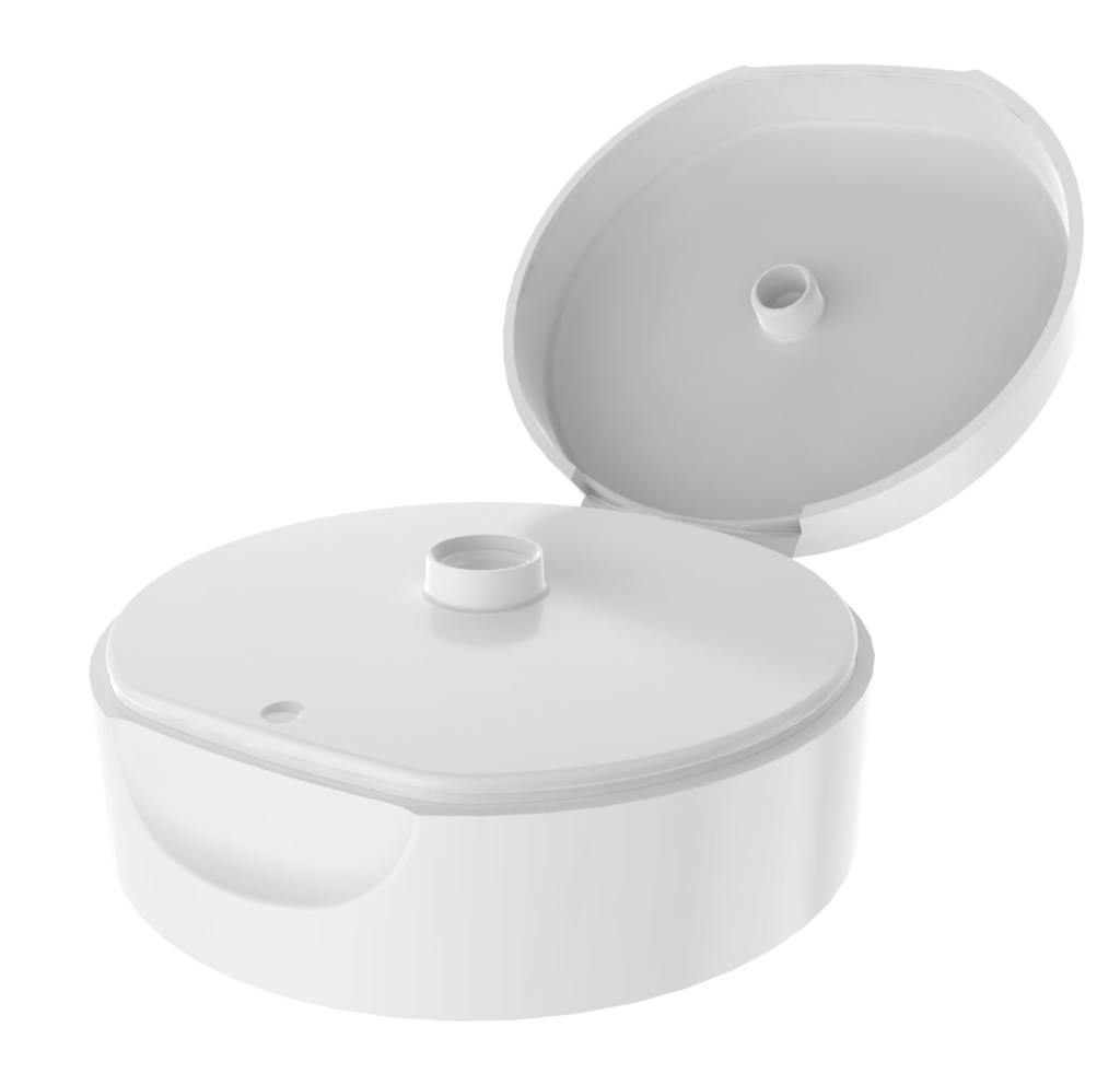 2-1/8″ Ultra LT Flip Top | 38-400 Dispensing Cap | Aptar Closures