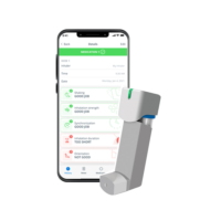 Aptar Pharma HeroTracker Sense, Smart Healthcare Solution fro Digital respiratory Medicine, with BreatheSmart smartphone app