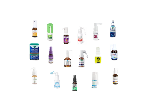 Square text graphic with black block text MARKET REFERENCES OF ORAL C&C PRODUCTS AND VMS PRODUCTS.