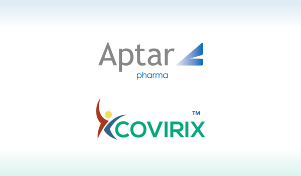 Aptar Pharma and COVIRIX Medical company logos