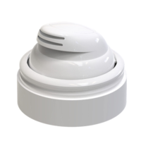 Close-up of S30, a white plastic aerosol foam actuator with a rounded, ergonomic top and small vent-like openings. It is shown against a plain white background.
