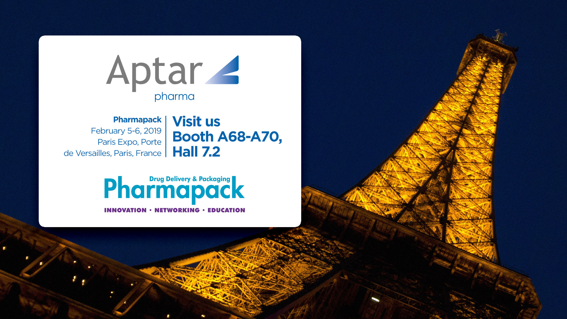 Drug delivery innovations from Aptar Pharma at Pharmapack 2020