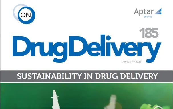 ONdrugDelivery sustainability article on low‑GWP pMDIs, highlighting platform evolution, valve design, manufacturing readiness, and continuity of respiratory care.