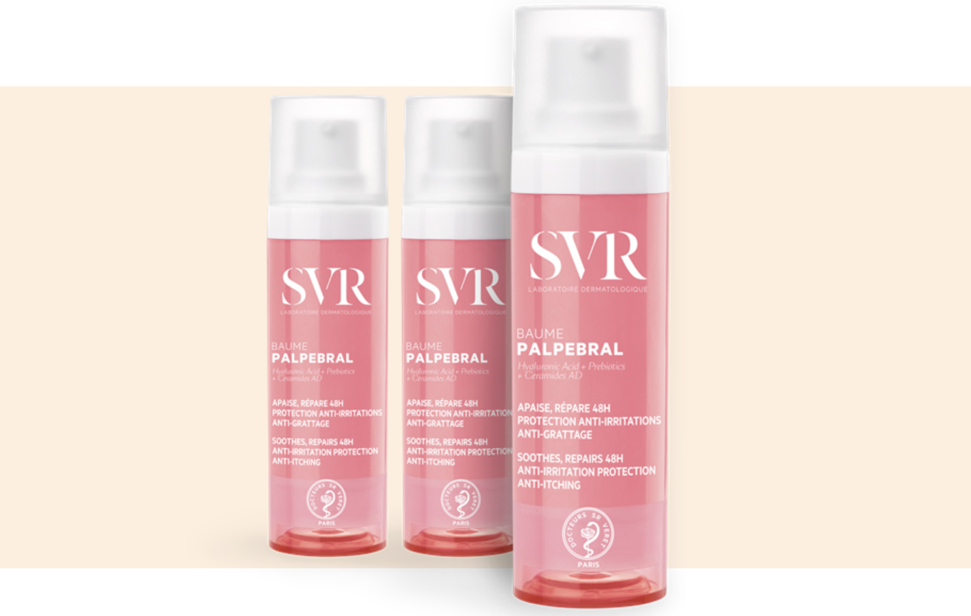 SVR chose Aptar Beauty's Micro rPET Airless Solution for PALPEBRAL BAUME