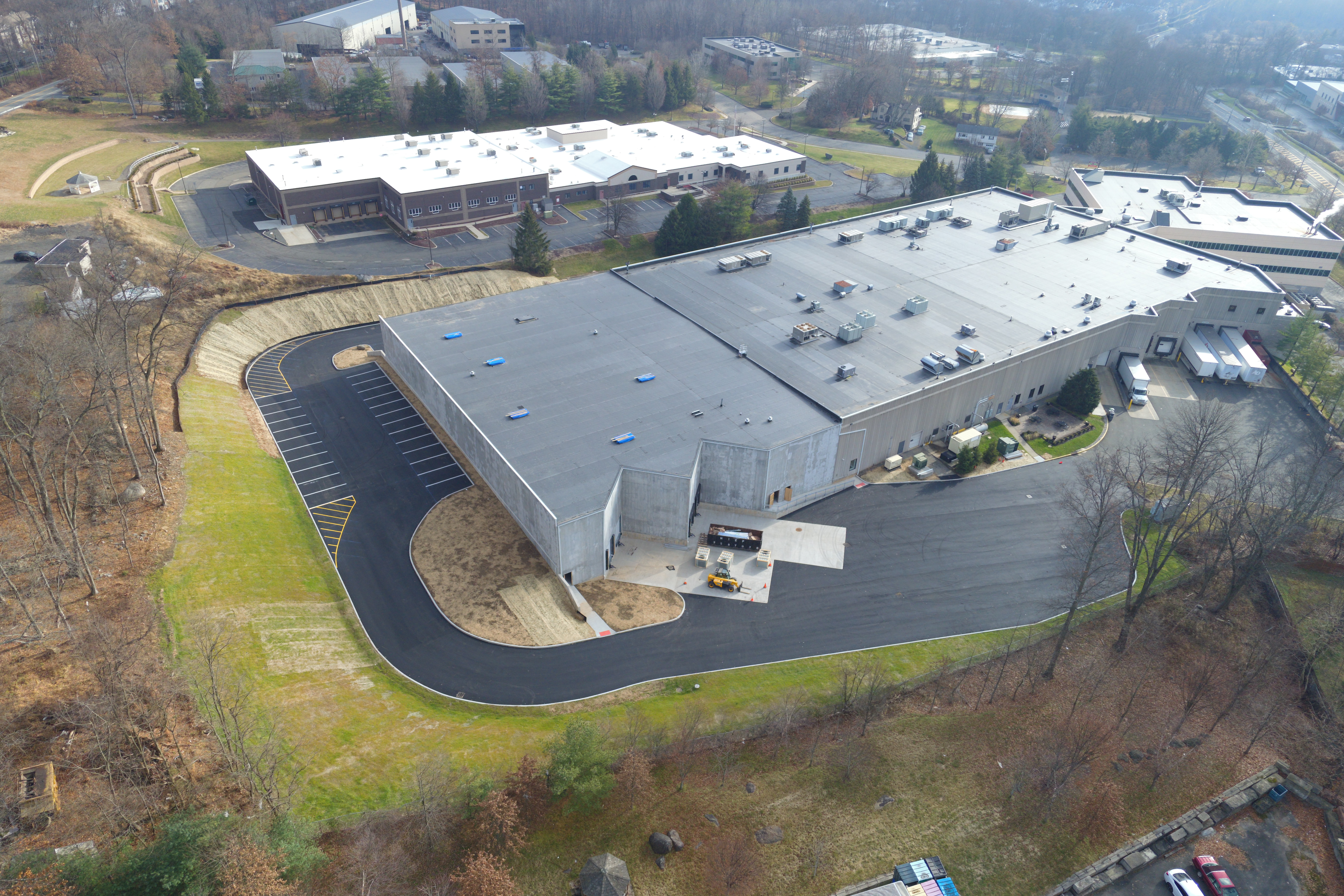 An aerial view of Aptar's manufacturing site in Congers, New York