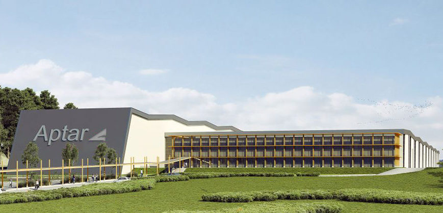 Aptar Invests 42 million Euros in a New Industrial Site in Oyonnax, France