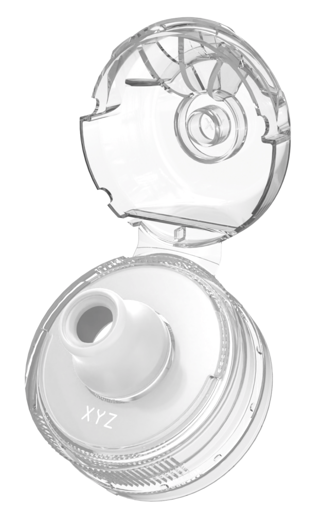 Contender Sports Cap | 38mm Linerless Flip-Top Bottle Cap | Aptar Closures