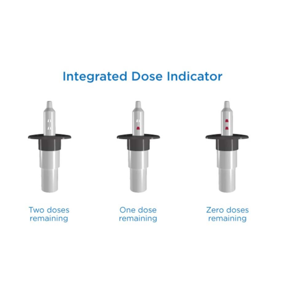 Bidose nasal spray device BDS
