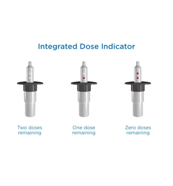 Bidose nasal spray device BDS