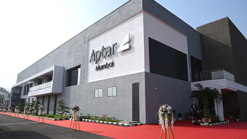 An image of  Aptar's new facility in Mumbai, India