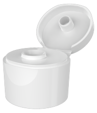 Classic Ultra Cylindrical Flip Top, open position