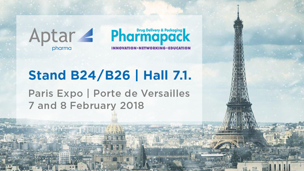 See Aptar Pharma Drug Delivery Systems Portfolio at Pharmapack 2018