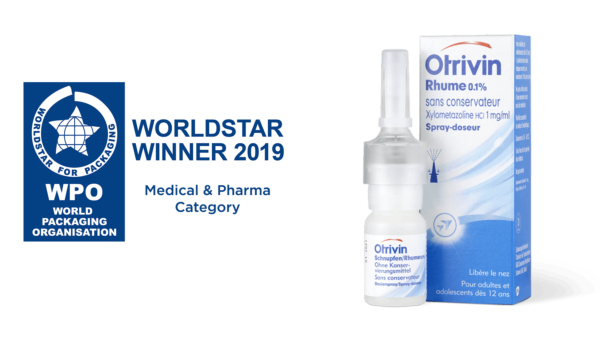 Award for Aptar Pharma’s Freepod® nasal spray device with GSK Otrivin®
