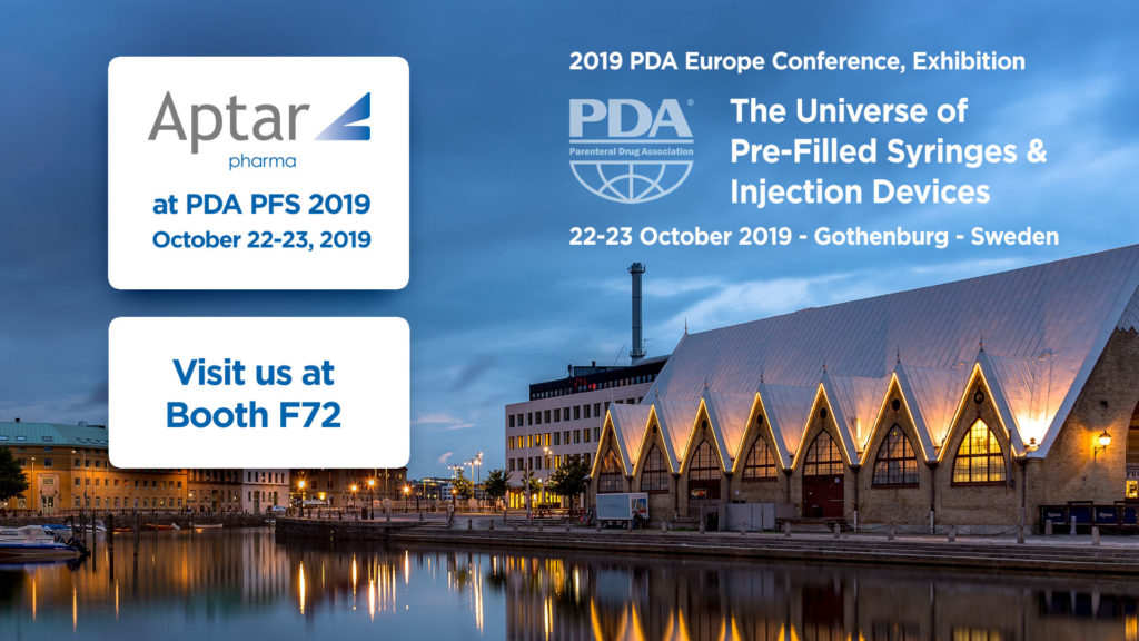 Aptar Pharma displays products and services for injectables at PDA PFS