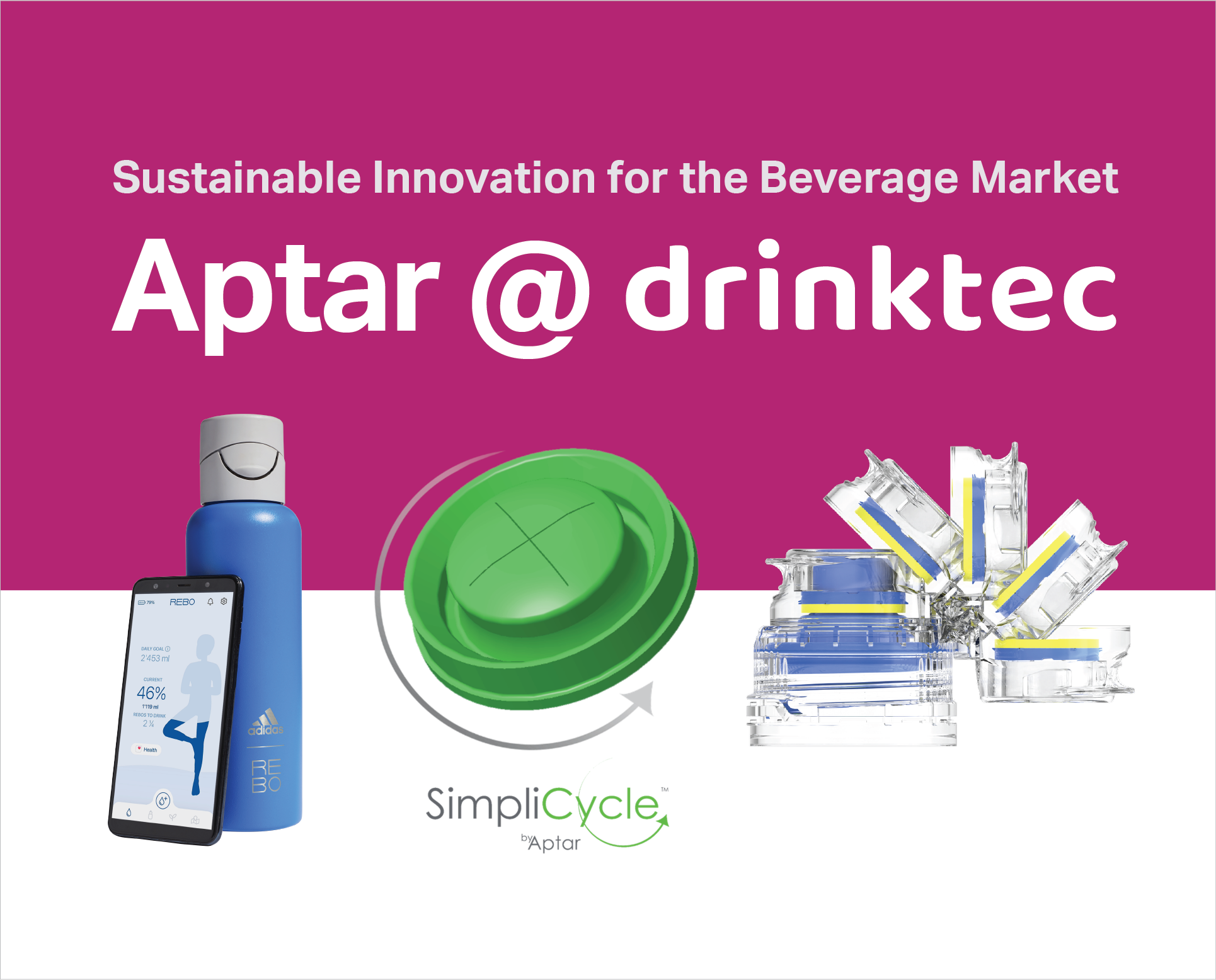 Aptar Closures at drinktec 2022: Sustainability, Performance, Innovation